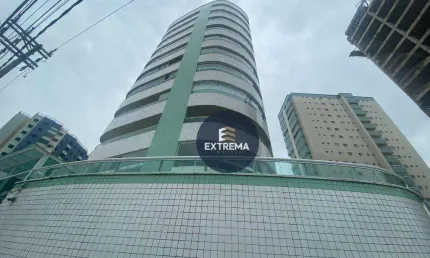 Apartamento de 2 dormitórios a venda em praia grande, vista mar e pé na areia