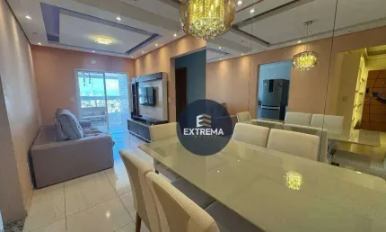 Apartamento de 2 dormitórios sendo 1 suite a venda em Praia Grande, 2 vagas privativas