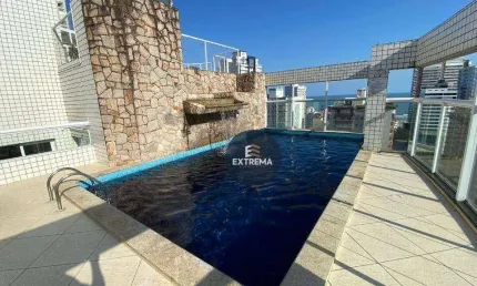 Apartamento com 3 dormitórios sendo 1 suite à venda, 97 m² por r$ 650.000 - canto do forte - praia grande/sp