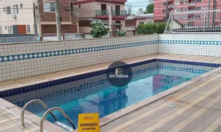 Kitão  dividida em 1 dormitório à venda, 38 m² por r$ 220.000 - tupi - praia grande/sp