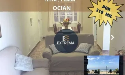 Apartamento com Vista para o Mar a Apenas 50m da Praia!