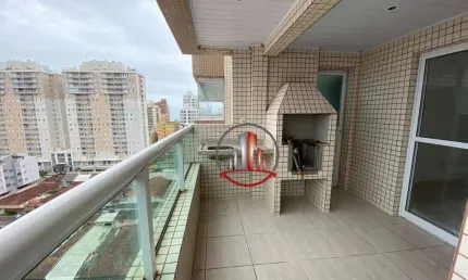 Apartamento com 3 dormitórios à venda, 101 m² por R$ 630.000,00 - Vila Assunção - Praia Grande/SP