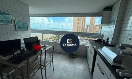 Luxo com vista mar na guilhermina – 3 suítes + lazer completo a 80m da praia!