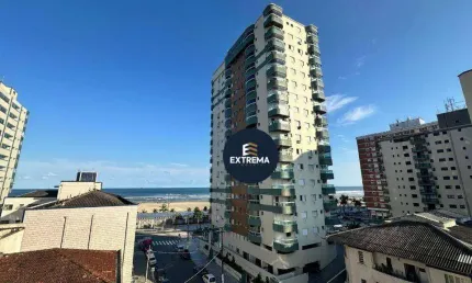 Apartamento de 2 dormitórios sendo 1 suíte a venda em mpraia grande, vista mar