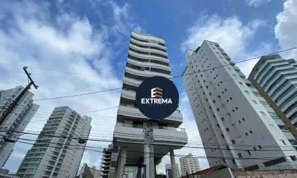 ?? 1 Dorm (Suíte) com 2 Sacadas  + Lazer Completo – Praia Grande! ???