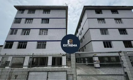 Apartamento com 1 dormitório e mobiliadoà venda, 42 m² por R$ 225.000 - Canto do Forte - Praia Grande/SP