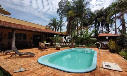Chácara com 4 dormitórios à venda, 4700 m² por r$ 1.075.000,00 - jardim américa - jaboticabal/sp