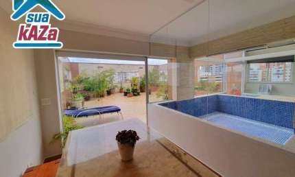 Apartamento Triplex com 3 dormitórios e piscina à venda, 277 m² por R$ 2.150.000 - Santa Paula - São Caetano do Sul/SP