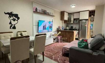 Apartamento com 2 dormitórios, 52 m² - venda por R$ 395.000,00 ou aluguel por R$ 2.000,00/mês - Vila Humaitá - Santo André/SP