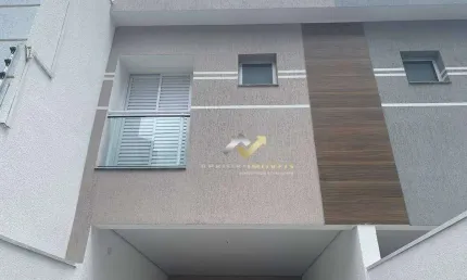 Sobrado com 3 dormitórios à venda por R$ 640.000,00 - Vila Homero Thon - Santo André/SP