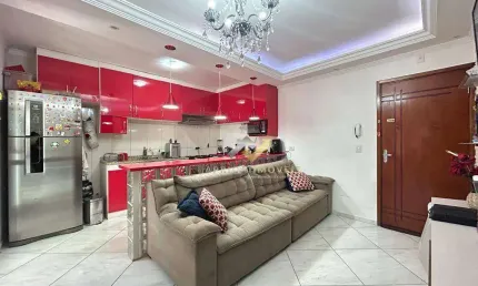 Apartamento com 2 dormitórios à venda, 54 m² por R$ 279.000,00 - Vila Tibiriçá - Santo André/SP