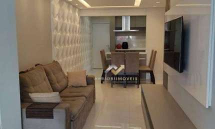 Apartamento com 3 dormitórios à venda, 91 m² por R$ 840.000,00 - Vila Assunção - Santo André/SP