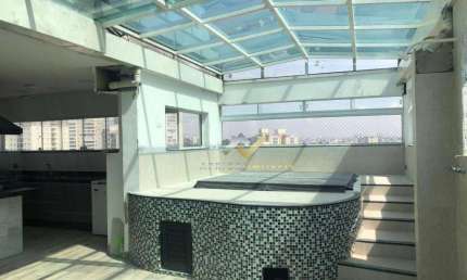 Cobertura para alugar, 198 m² por R$ 9.412,00/mês - Campestre - Santo André/SP