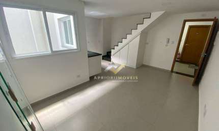 Cobertura com 2 dormitórios para alugar, 103 m² por R$ 2.850,00/mês - Parque das Nações - Santo André/SP