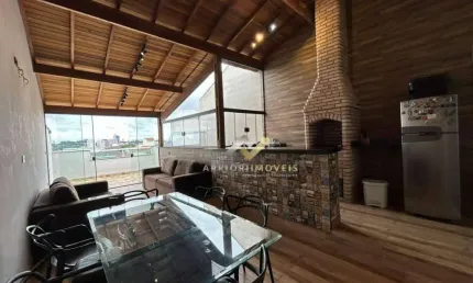 Cobertura com 2 dormitórios à venda, 112 m² por R$ 615.000,00 - Vila Scarpelli - Santo André/SP