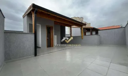 Cobertura com 2 dormitórios à venda, 97 m² por R$ 519.400,00 - Vila Homero Thon - Santo André/SP