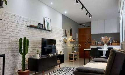 Cobertura com 2 dormitórios à venda, 120 m² por R$ 560.000,00 - Vila Camilópolis - Santo André/SP