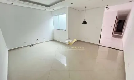 Apartamento com 3 dormitórios para alugar, 90 m² por R$ 2.950,00/mês - Vila Assunção - Santo André/SP