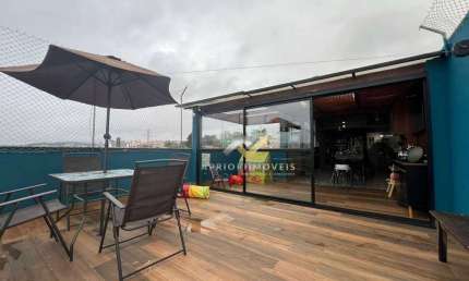 Cobertura com 3 dormitórios à venda, 140 m² por R$ 630.000,00 - Vila Pires - Santo André/SP