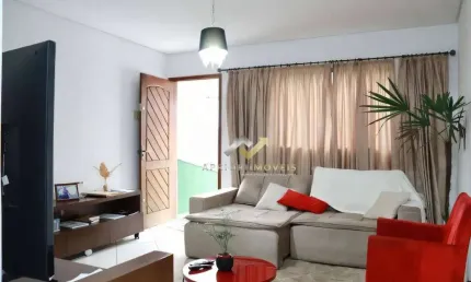 Sobrado com 2 dormitórios para alugar, 111 m² por R$ 3.552,50/mês - Vila Alice - Santo André/SP