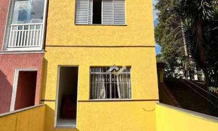 Sobrado, 120 m² - venda por R$ 600.000,00 ou aluguel por R$ 3.006,67/mês - Vila Tibiriçá - Santo André/SP