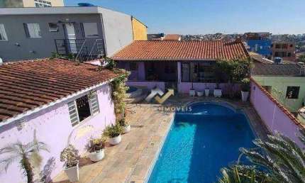 Sobrado com 4 dormitórios à venda, 320 m² por R$ 1.300.000,00 - Vila Tibiriçá - Santo André/SP