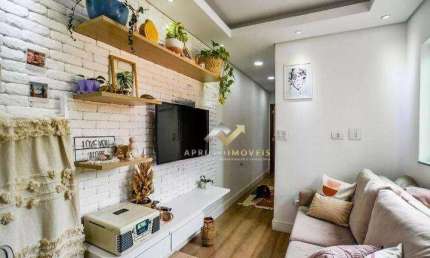 Cobertura com 2 dormitórios à venda, 110 m² por R$ 620.000,00 - Utinga - Santo André/SP