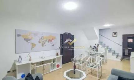 Sobrado com 3 dormitórios à venda, 182 m² por R$ 750.000,00 - Parque Marajoara - Santo André/SP