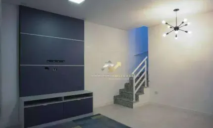 Cobertura com 1 dormitório à venda, 86 m² por R$ 580.000,00 - Vila Alzira - Santo André/SP