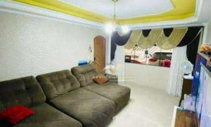 Sobrado com 4 dormitórios, 266 m² - venda por R$ 850.000,00 ou aluguel por R$ 5.209,00/mês - Jardim Itrapoan - Santo André/SP