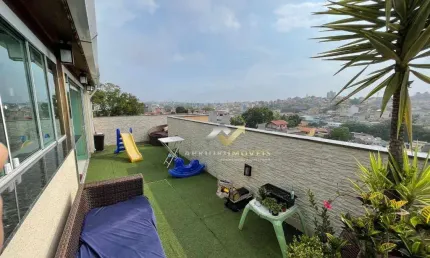 Cobertura com 2 dormitórios à venda, 116 m² por R$ 470.000,00 - Vila Marina - Santo André/SP