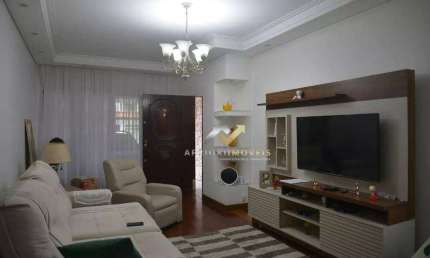 Sobrado com 4 dormitórios à venda, 274 m² por R$ 880.000,00 - Vila Humaitá - Santo André/SP