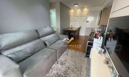 Apartamento com 3 dormitórios para alugar, 67 m² por R$ 4.150,00/mês - Vila Homero Thon - Santo André/SP