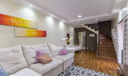 Sobrado com 3 dormitórios à venda, 204 m² por R$ 910.000,00 - Jardim Cristiane - Santo André/SP