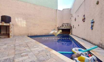 Sobrado com 3 dormitórios à venda, 497 m² por R$ 850.000 - Utinga - Santo André/SP