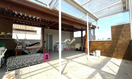 Cobertura com 2 dormitórios à venda, 100 m² por R$ 350.000,00 - Vila Linda - Santo André/SP