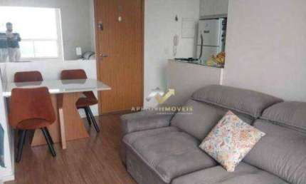 Apartamento com 2 dormitórios à venda, 56 m² por R$ 360.000 - Utinga - Santo André/SP