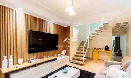 Sobrado com 5 dormitórios, 300 m² - venda por R$ 1.200.000,00 ou aluguel por R$ 4.650,00/mês - Parque das Nações - Santo André/SP