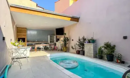 Sobrado com 3 dormitórios à venda, 246 m² com piscina -  vila américa - santo andré/sp