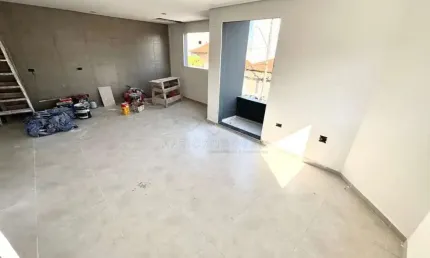 Sobrado c/ cobertura 130m2 - 2 suítes 4 vagas - vila scarpelli - santo andré/sp