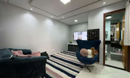 Sobrado com 3 dormitórios à venda, 83 m² por r$ 550.000,00 - vila cecília maria - santo andré/sp