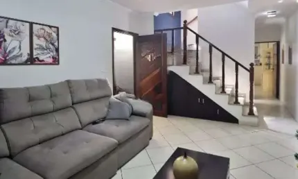 Casa com 4 dormitórios, 225 m² - venda por r$ 700.000,00 ou aluguel por r$ 4.663,00/mês - parque novo oratório - santo andré/sp