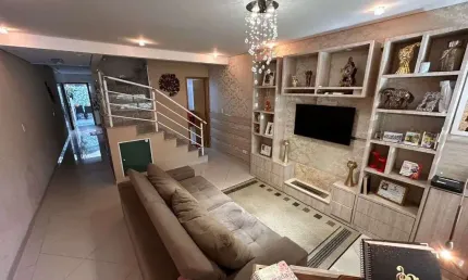 Sobrado com 3 dormitórios à venda, 160 m² por r$ 939.000,00 - vila camilópolis - santo andré/sp