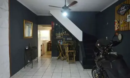 Sobrado com 2 quartos, 138 m² - venda por r$ 590.000 ou aluguel por r$ 2.557/mês - parque novo oratório - santo andré/sp