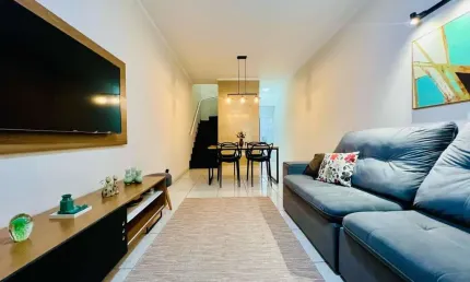 Sobrado com 3 dormitórios à venda, 110 m² por R$ 680.000,00 - Vila Homero Thon - Santo André/SP