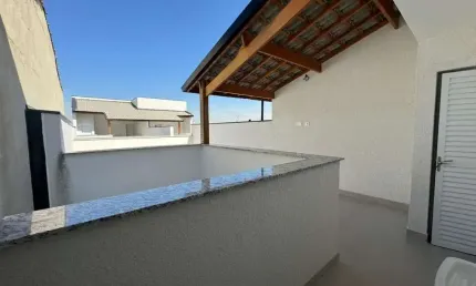 Cobertura com 2 dormitórios, 96 m² - venda por r$ 420.000,00 ou aluguel por r$ 2.500,00/mês - vila humaitá - santo andré/sp