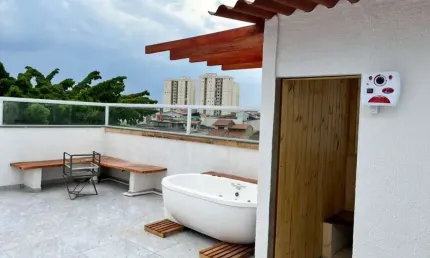Cobertura, 140 m² - venda por r$ 750.000,00 ou aluguel por r$ 3.777,00/mês - parque jaçatuba - santo andré/sp