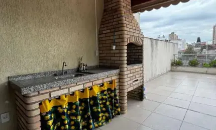 Cobertura com 2 dormitórios, 110 m² - venda por r$ 500.000,00 ou aluguel por r$ 3.406,67/mês - jardim bela vista - santo andré/sp