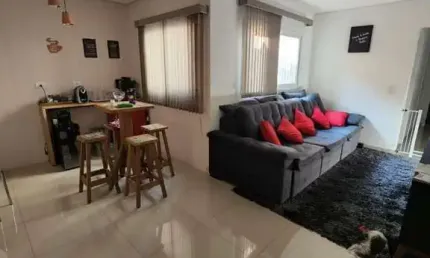 Cobertura com 2 dormitórios à venda, 100 m² por r$ 450.000,00 - parque novo oratório - santo andré/sp