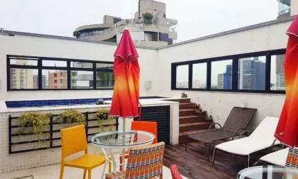 Cobertura com 2 dormitórios à venda, 305 m² por r$ 3.700.000,00 - jardim - santo andré/sp